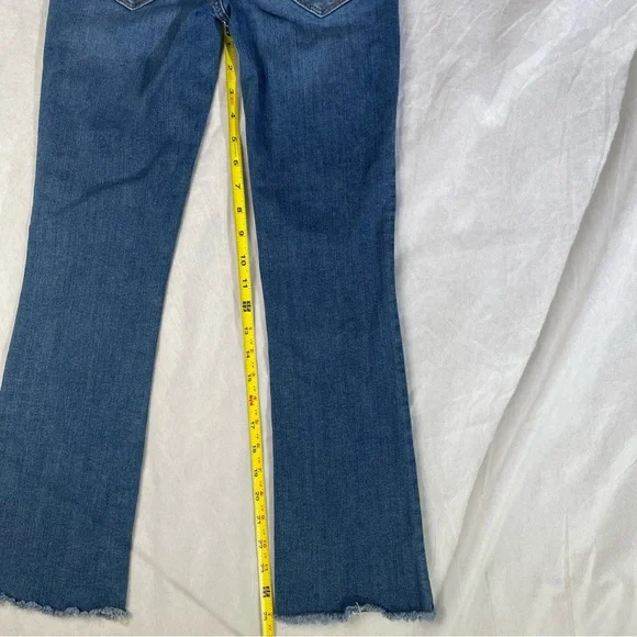 FP Free People Skinny Jeans Women's Size W24 Blue Mid Rise Medium Wash 5-Pocket - Picture 12 of 14